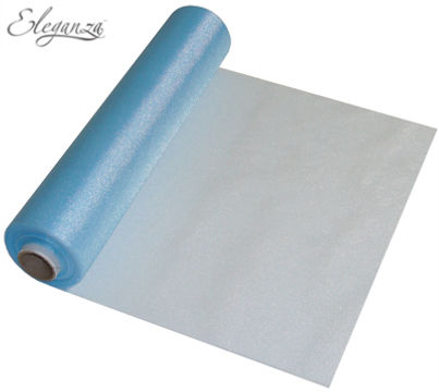 Eleganza Soft Sheer Organza 29cm x 25m Lt. Blue - Organza / Fabric